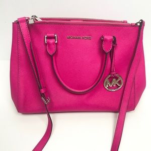 Michael Kors Hot Pink Selma Handbag
